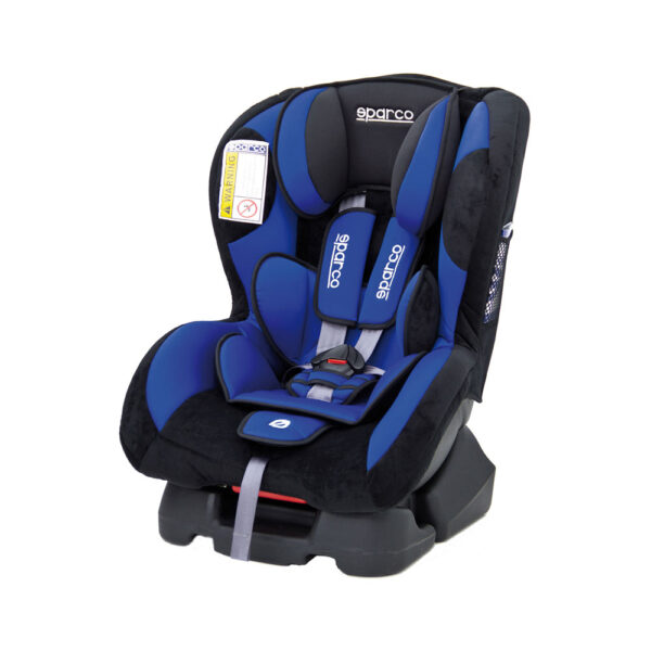 SPARCO F500K CHILD SEAT GROUP 0+1 BLUE (0-13KG)
