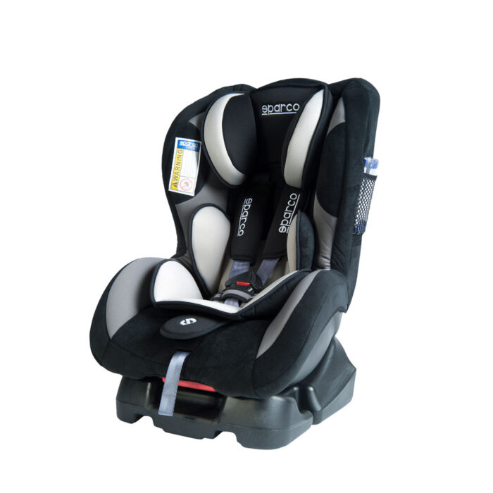 SPARCO F500K CHILD SEAT GROUP 0+1 GREY (0-13KG)