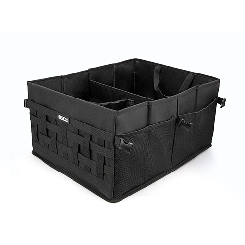 Sparco 600D Oxford Trunk Organizer,Black