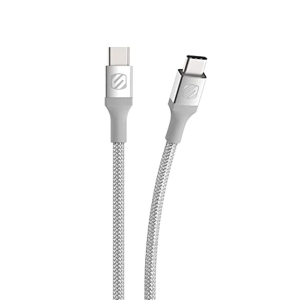 SCOSCHE BRAIDED DUAL USB-C CHARGE & SYNC CABLE