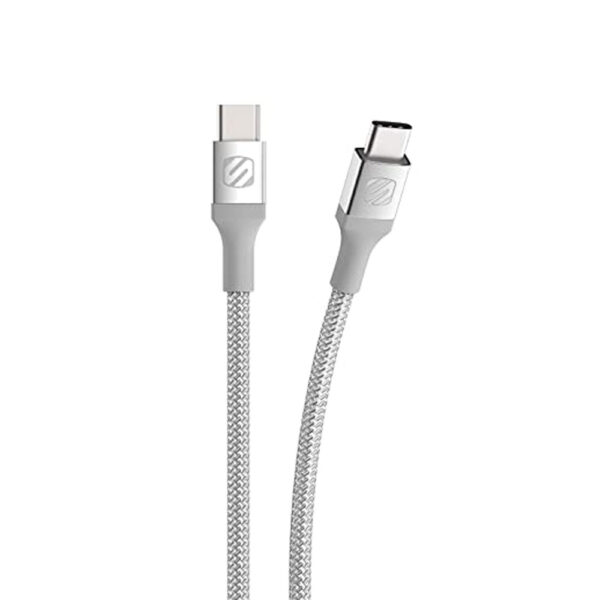SCOSCHE BRAIDED DUAL USB-C CHARGE & SYNC CABLE
