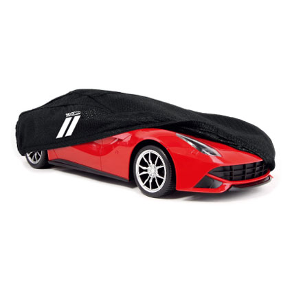 SPARCO CAR COVER NON-WOVEN BLACK XL