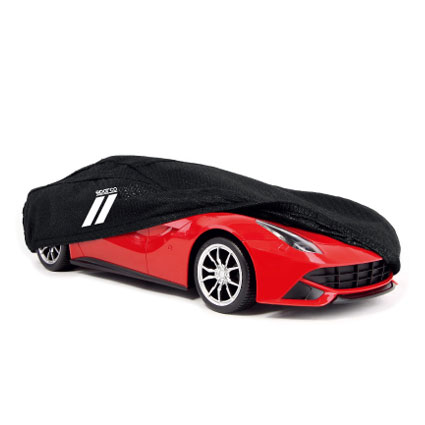 SPARCO CAR COVER NON-WOVEN BLACK XXL2