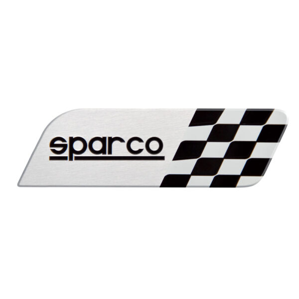 SPARCO EMBLEM SILVER/CHECKERED