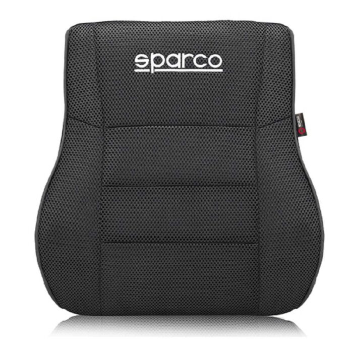 Sparco Lumbar Support Black Mesh Fabric Memory