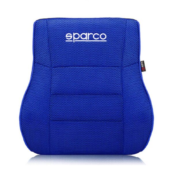 Sparco Lumbar Support Blue Mesh Fabric Memory Foam