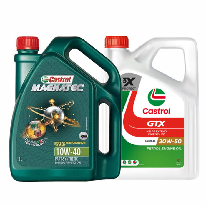 Castrol Hybrid GTX 20w50 4x4 & Magnatec 10w40